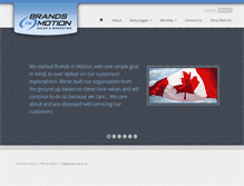 Tablet Screenshot of brandsinmotion.ca